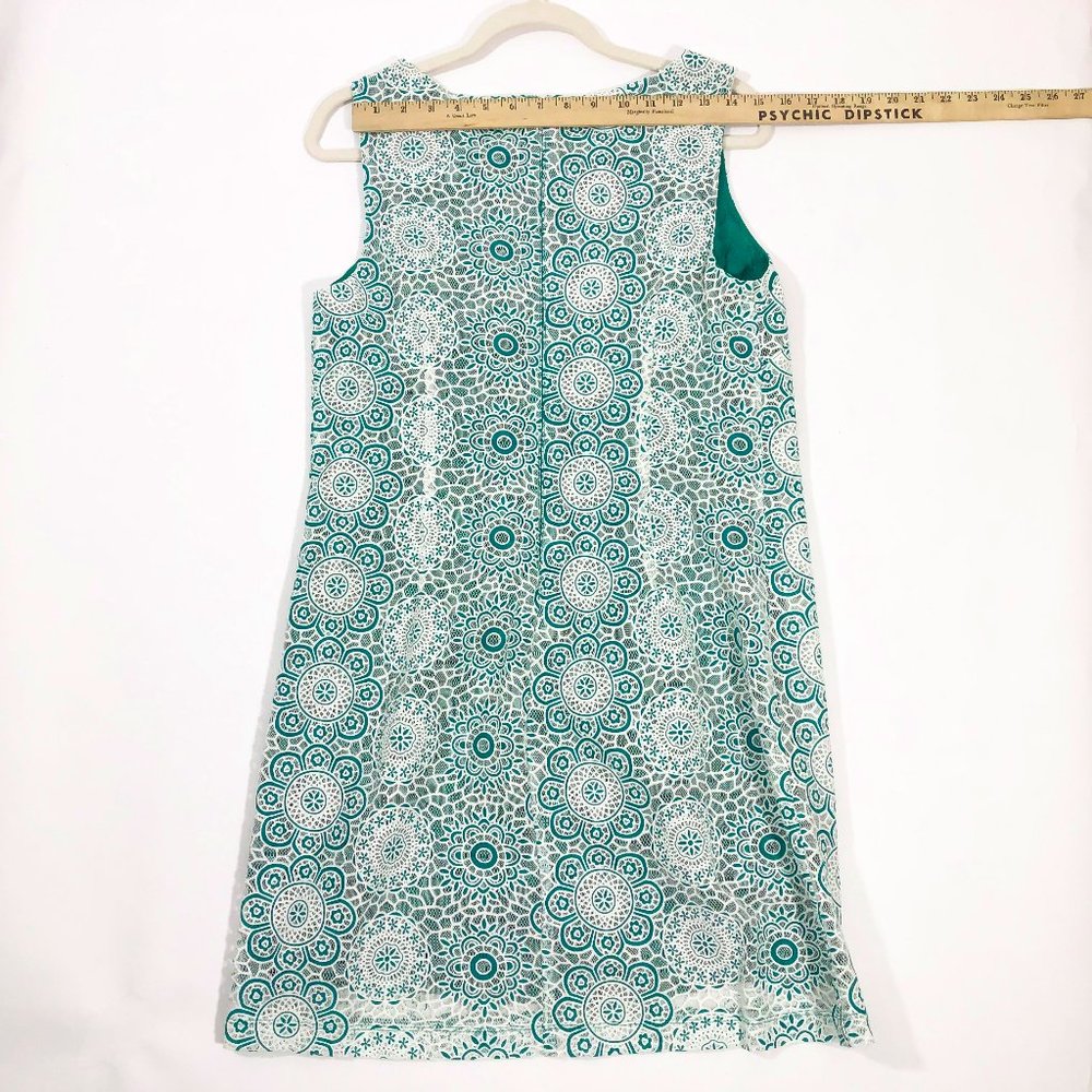 NWT  Pim&Larkin White Lace over Green Lining Dress - Picture 4 of 5